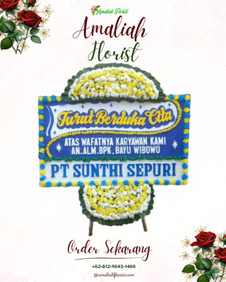 Papan Bunga Duka di Mendawai