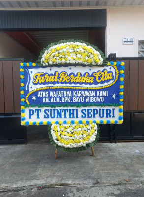 Papan Bunga Duka di Mendawai